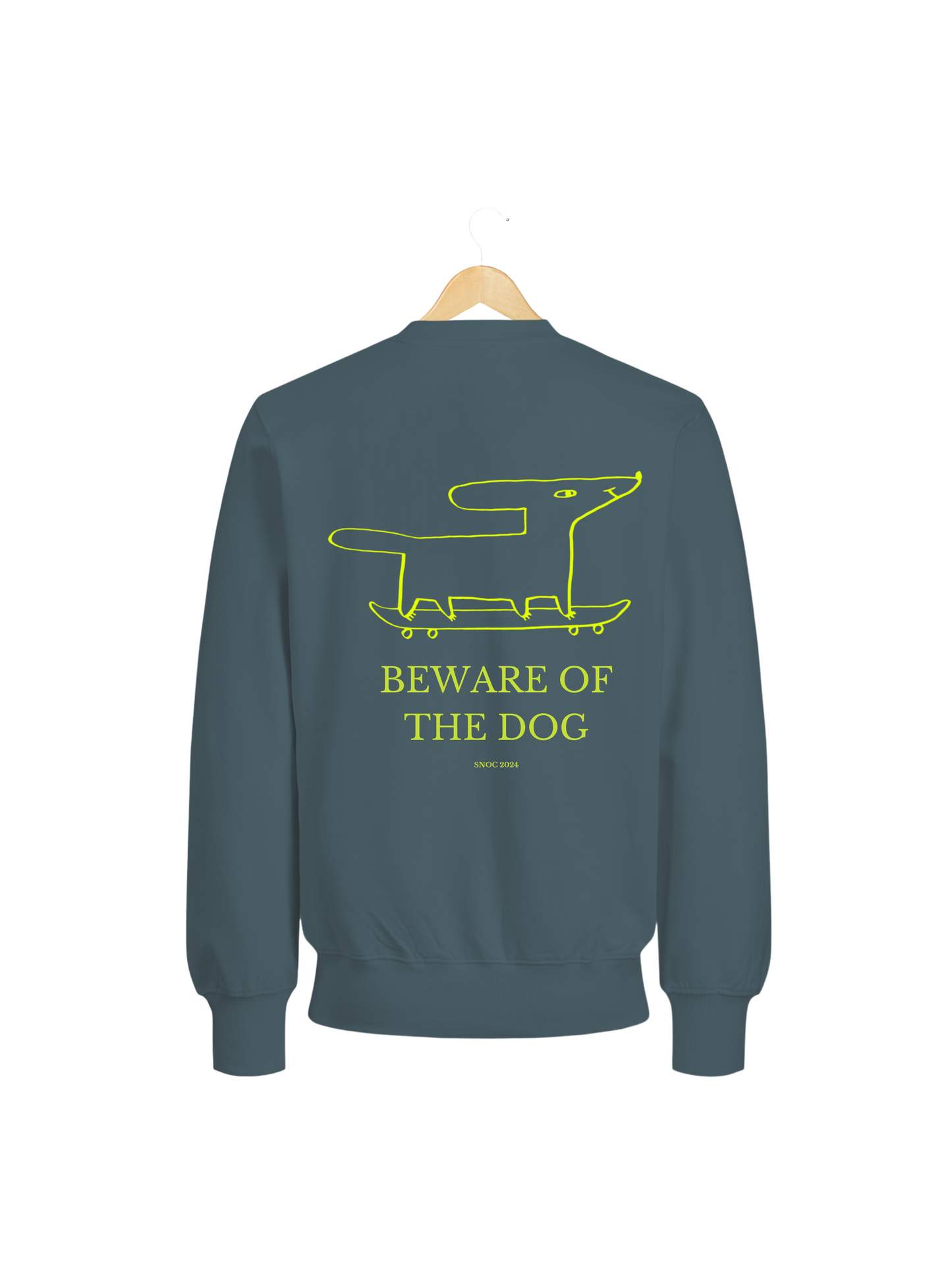 SNOC SUDADERA BEWARE OF THE DOG
