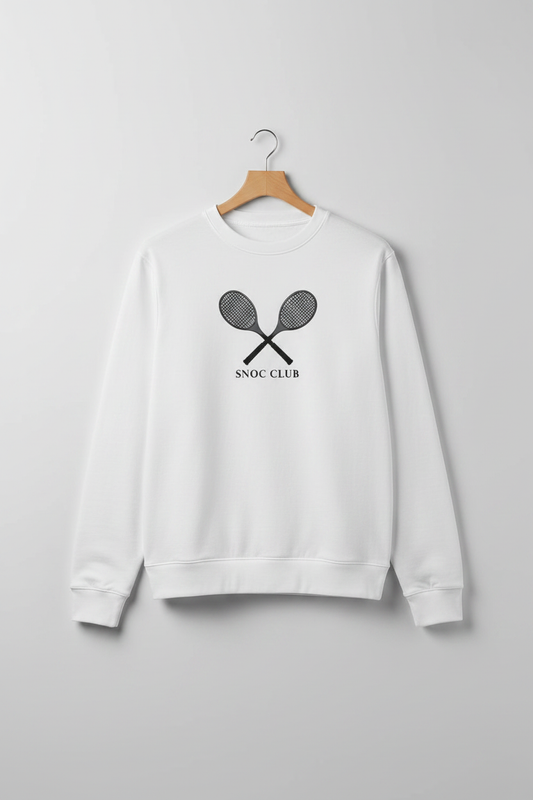 Mockup delantero sudadera SNOC Club blanca