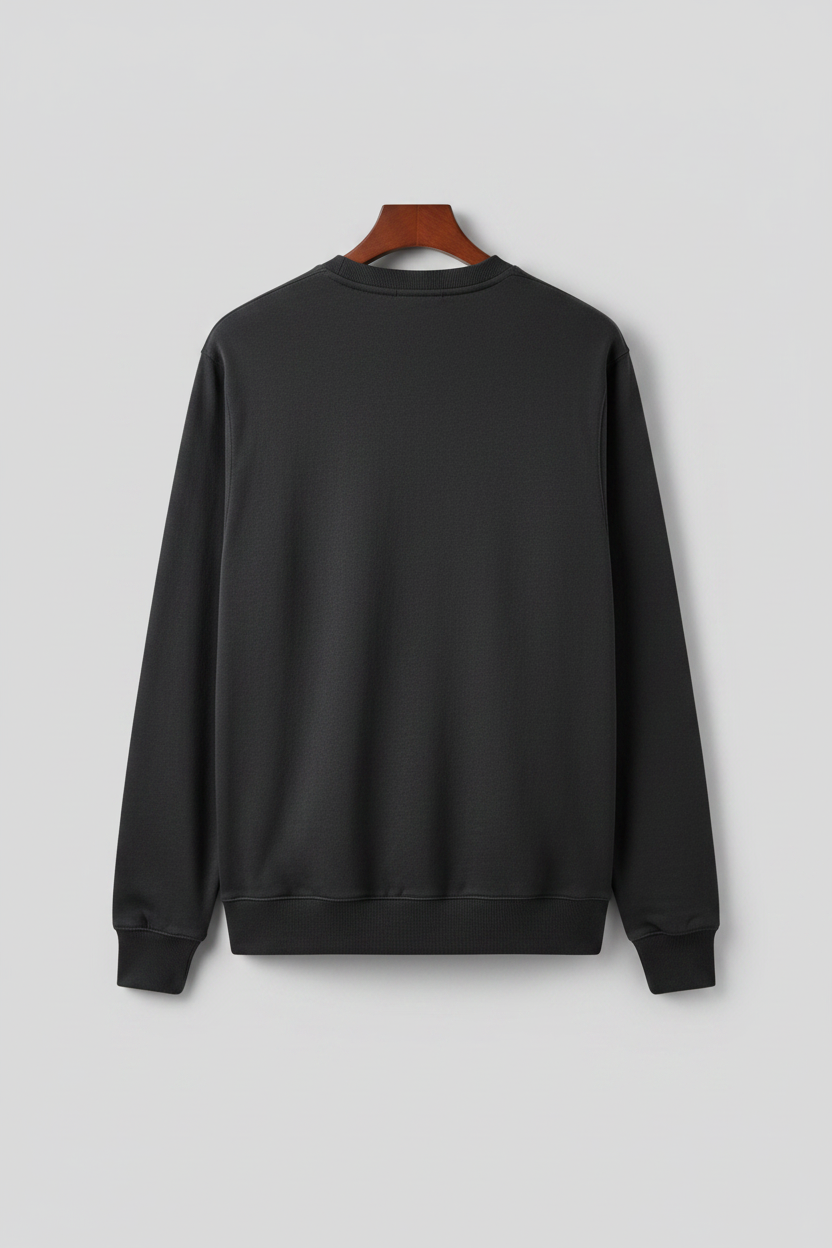 Mockup trasero sudadera SNOC Sailing Division gris oscuro
