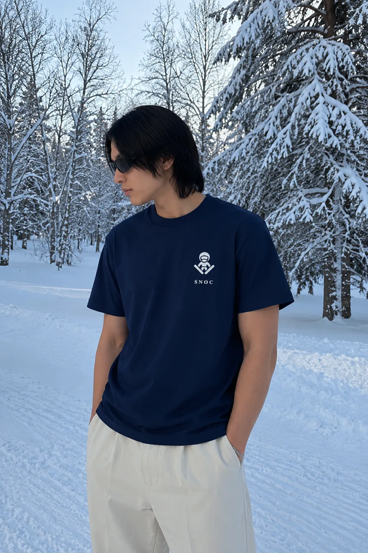 Camiseta SNOC Skiador Logo