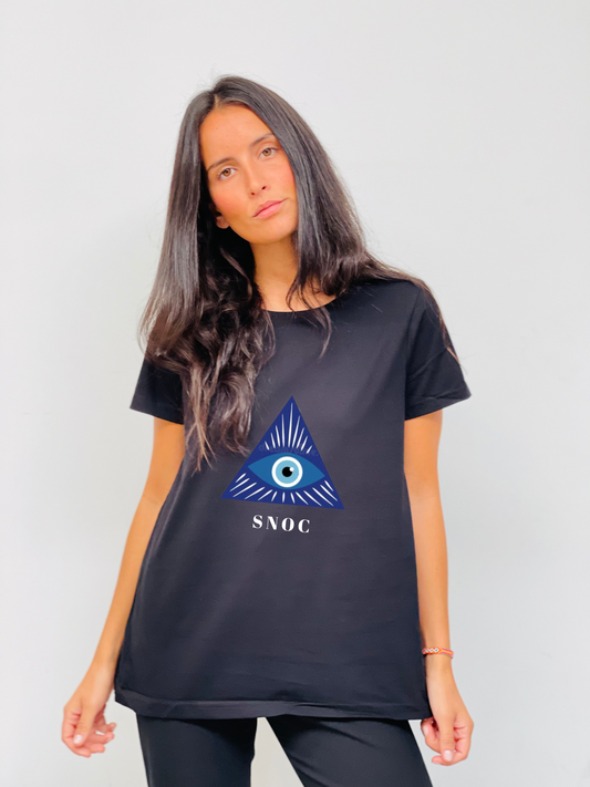 Camisetas logo pulpo SNOC - SNOC CAMISETA SURF GIRL TRIANGULO