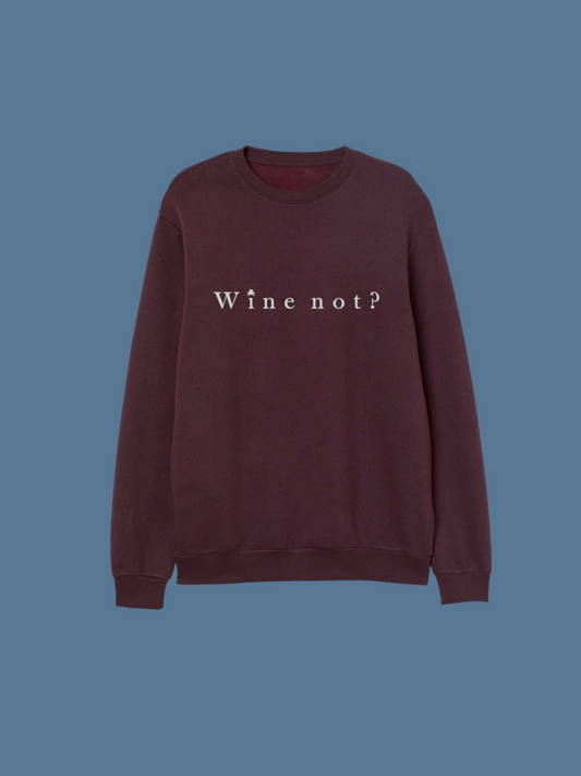 Sudaderas logo pulpo SNOC - SUDADERA WINE NOT?