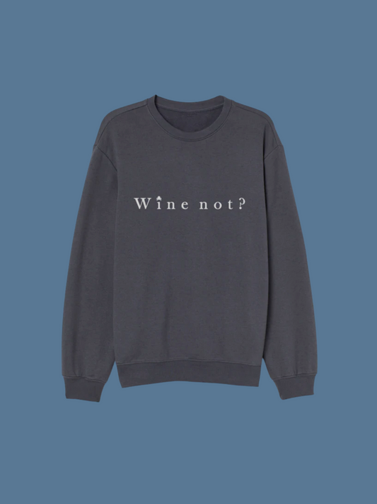 Sudaderas logo pulpo SNOC - SUDADERA WINE NOT?