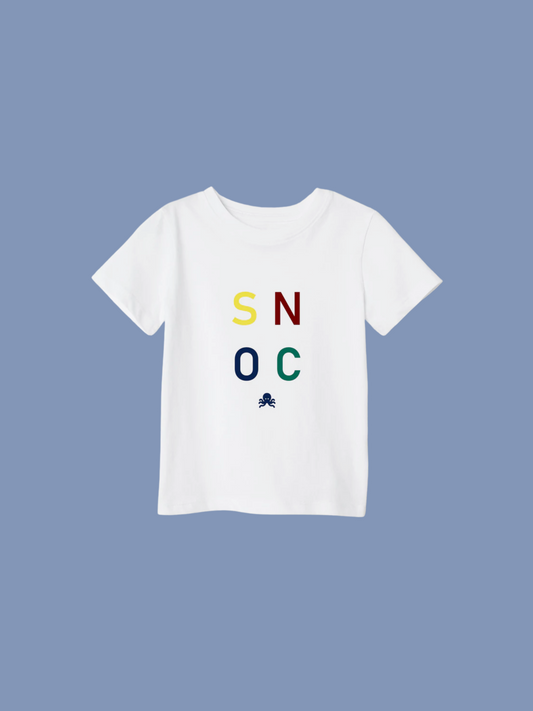 logo pulpo SNOC - CAMISETA MULTICOLOR