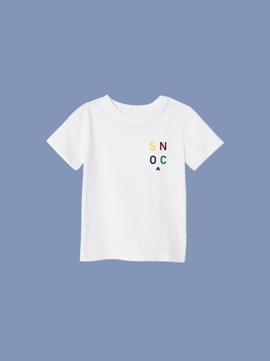 logo pulpo SNOC - CAMISETA LITTLE MULTICOLOR