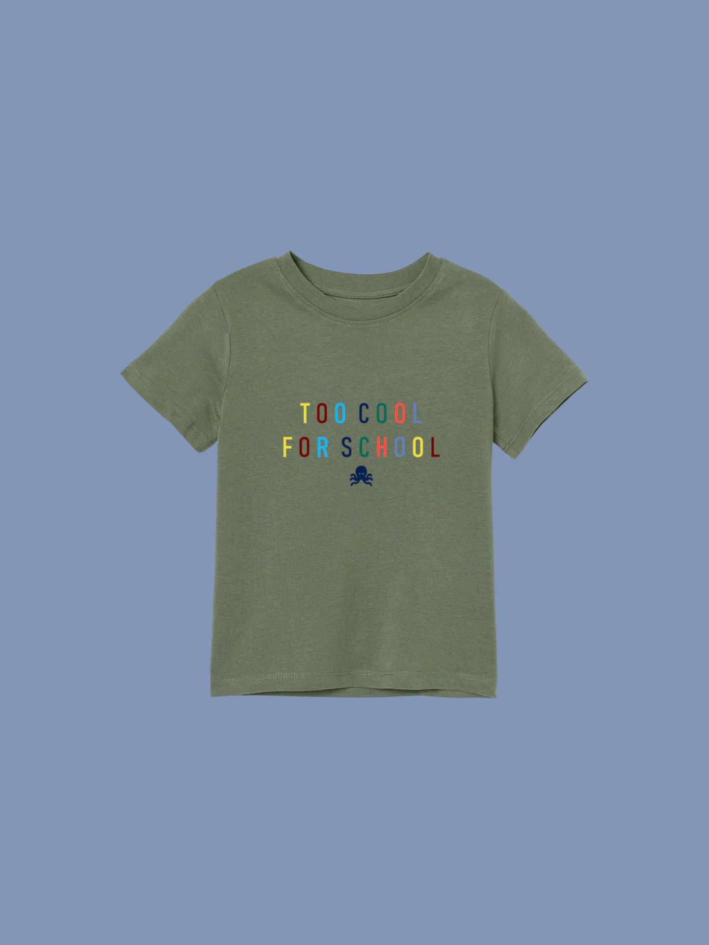 logo pulpo SNOC - CAMISETA TOO COOL FOR SCHOOL