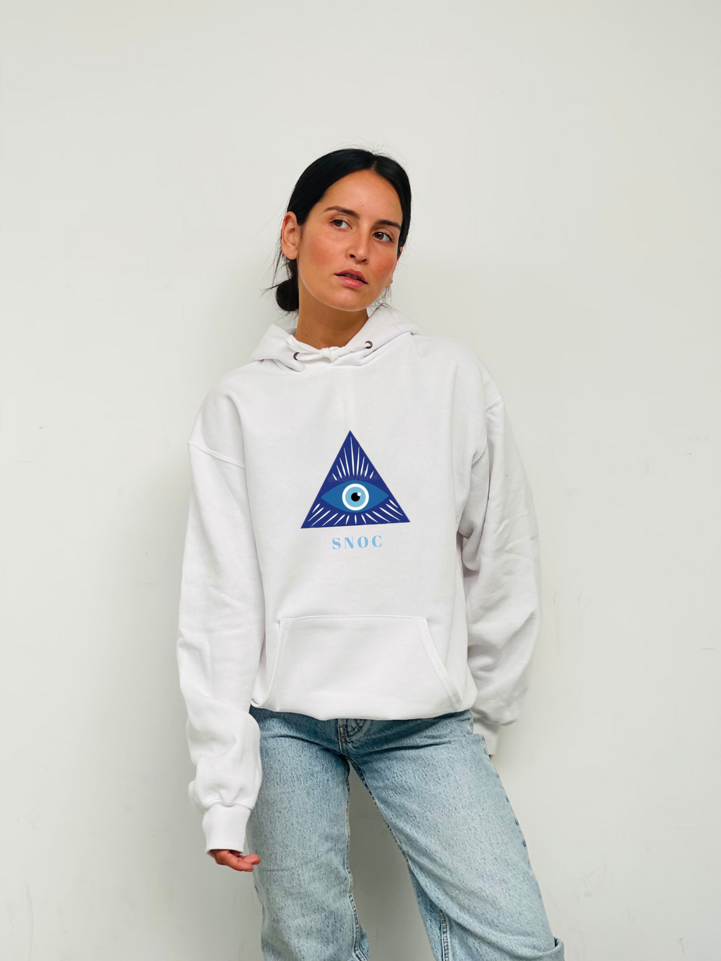 Sudaderas logo pulpo SNOC - SNOC SUDADERA TRIÁNGULO CAPUCHA  