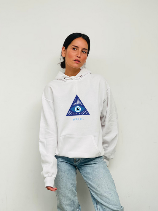 Sudaderas logo pulpo SNOC - SNOC SUDADERA TRIÁNGULO CAPUCHA