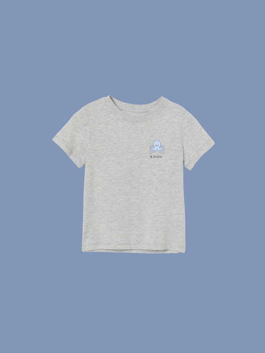 logo pulpo SNOC - CAMISETA BLUE LITTLE VICHY