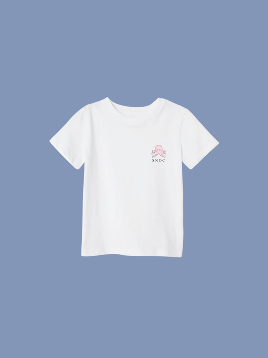 logo pulpo SNOC - CAMISETA PINK LITTLE VICHY