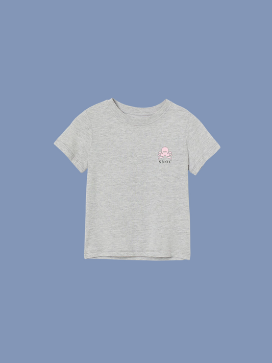 logo pulpo SNOC - CAMISETA PINK LITTLE VICHY