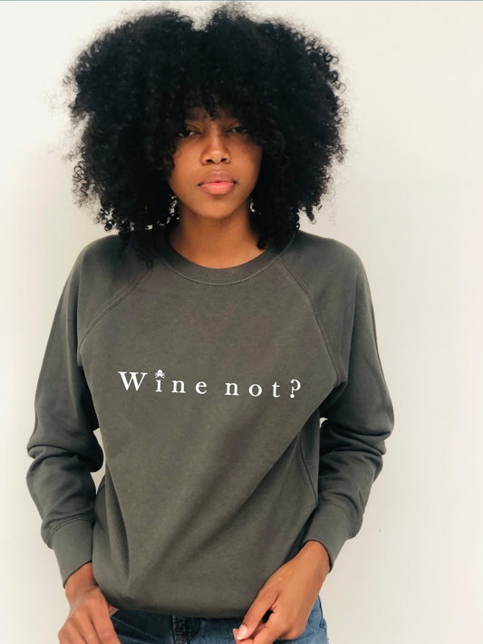 Sudaderas logo pulpo SNOC - SUDADERA WINE NOT WOMAN
