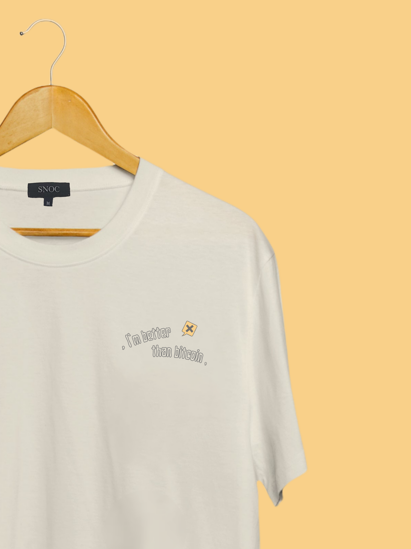 SNOC CAMISETA BITCOIN