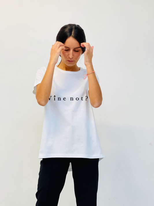 Camisetas logo pulpo SNOC - CAMISETA WOMAN WINE NOT?
