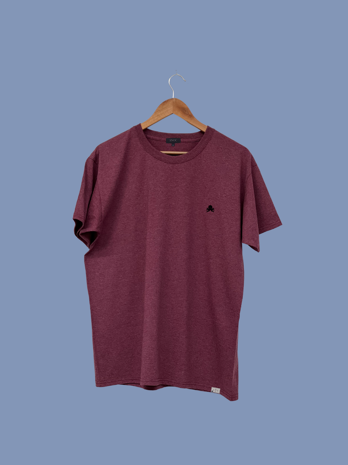 SNOC CAMISETA BÁSICA JASPEADA
