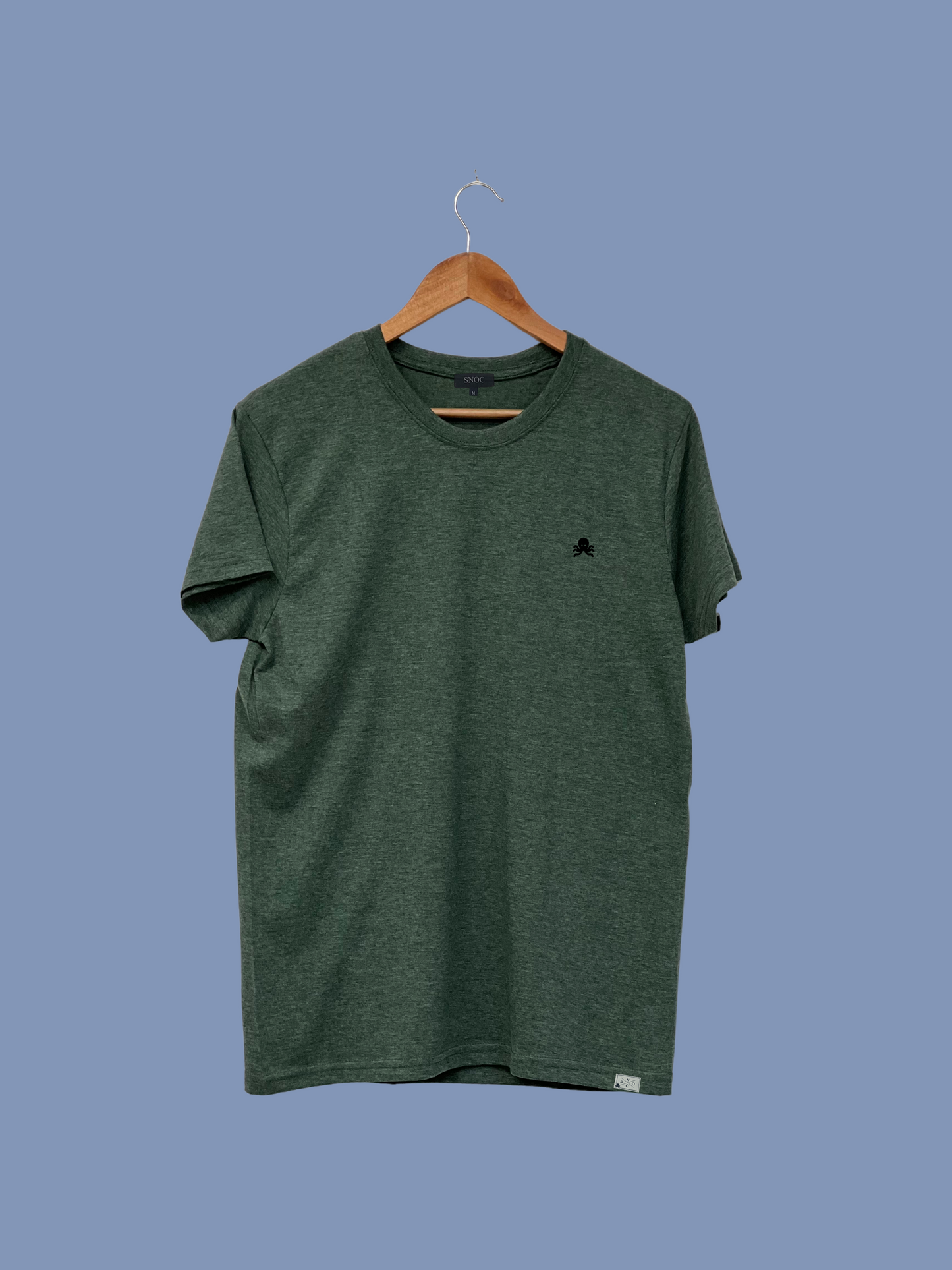 SNOC CAMISETA BÁSICA JASPEADA
