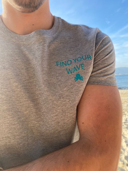 Camisetas logo pulpo SNOC - CAMISETA FIND YOUR WAVE