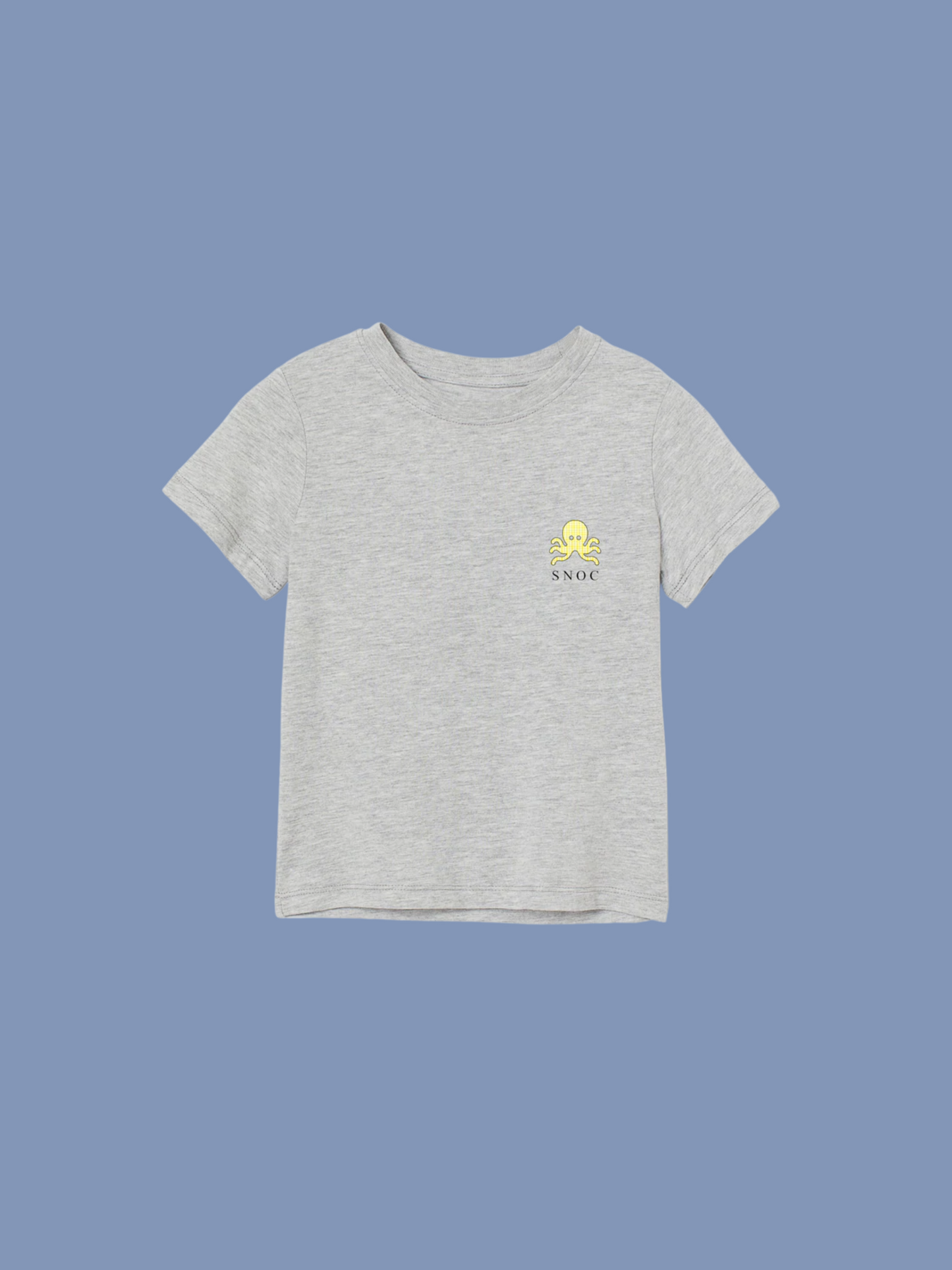 logo pulpo SNOC - CAMISETA YELLOW LITTLE VICHY
