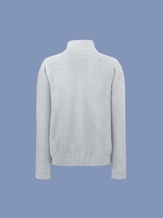 Sudaderas logo pulpo SNOC - SNOC QUARTER ZIP GRAY