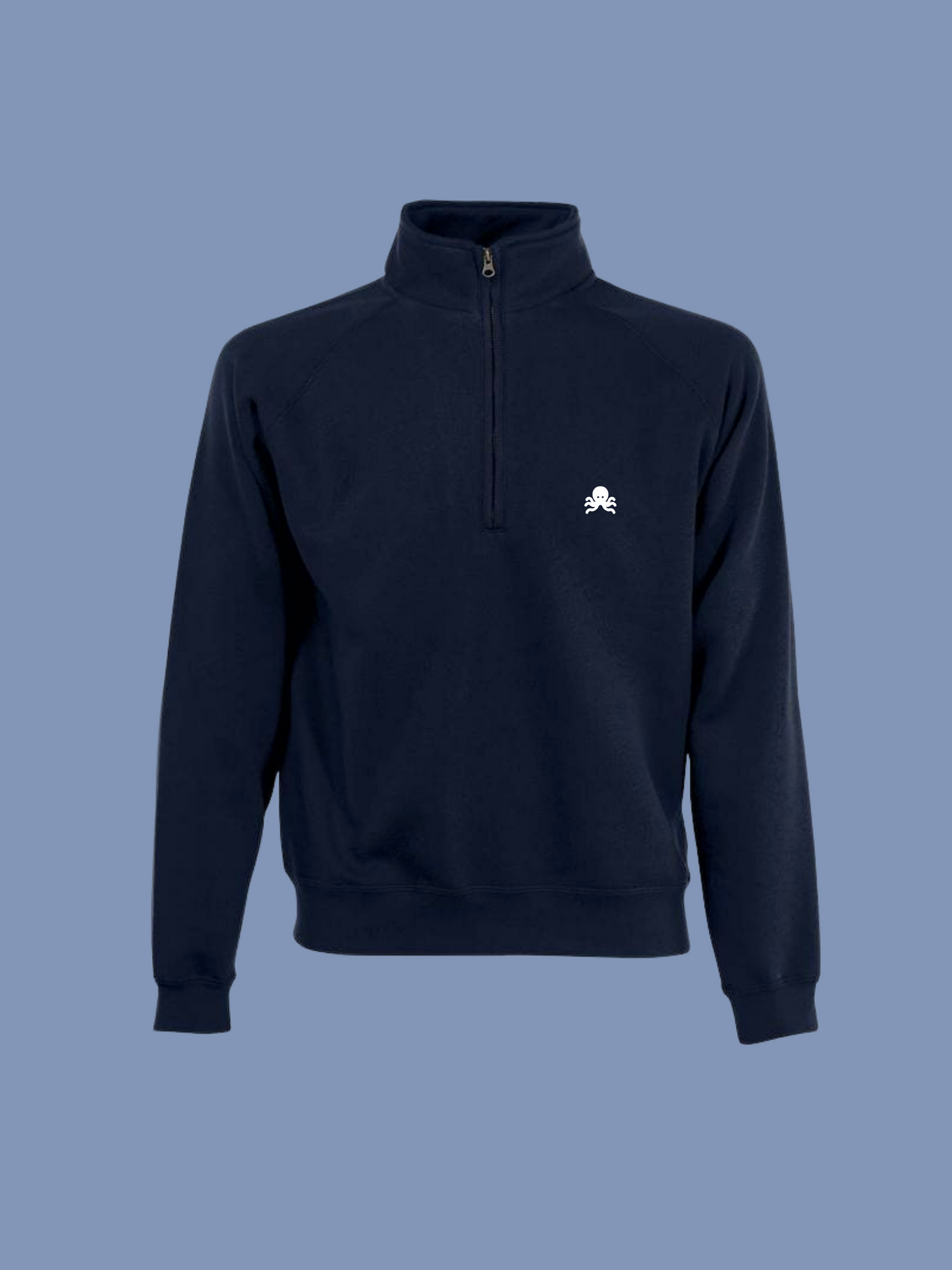 Sudaderas logo pulpo SNOC - SNOC QUARTER ZIP NAVY  