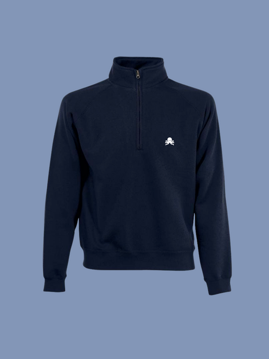 Sudaderas logo pulpo SNOC - SNOC QUARTER ZIP NAVY