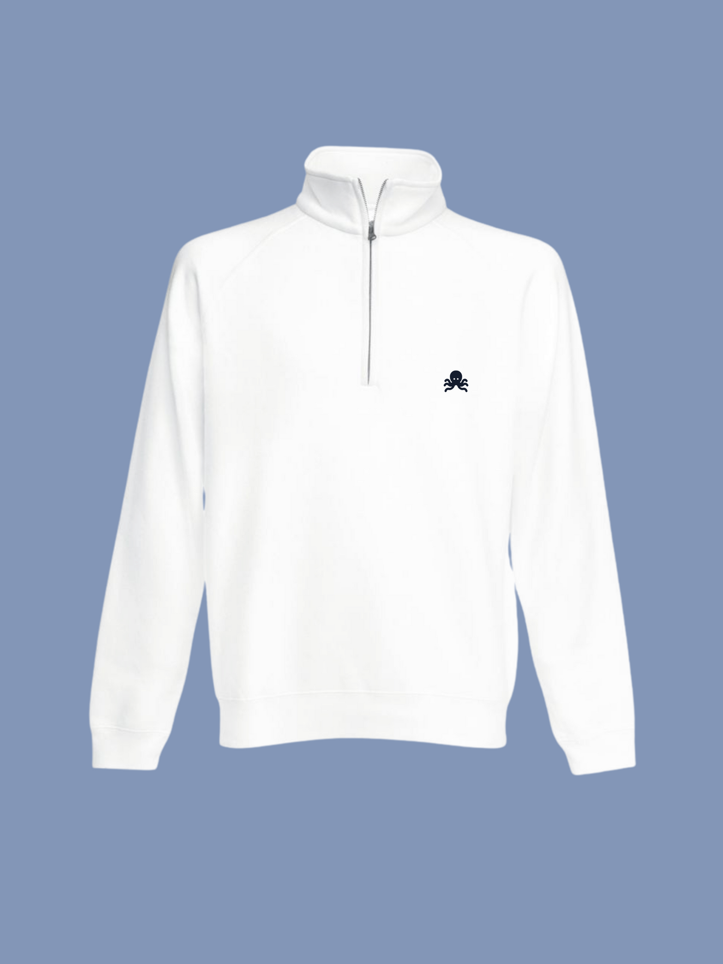 SNOC QUARTER ZIP WHITE