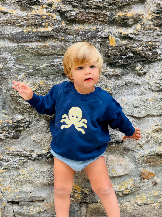 logo pulpo SNOC - SUDADERA VICHY