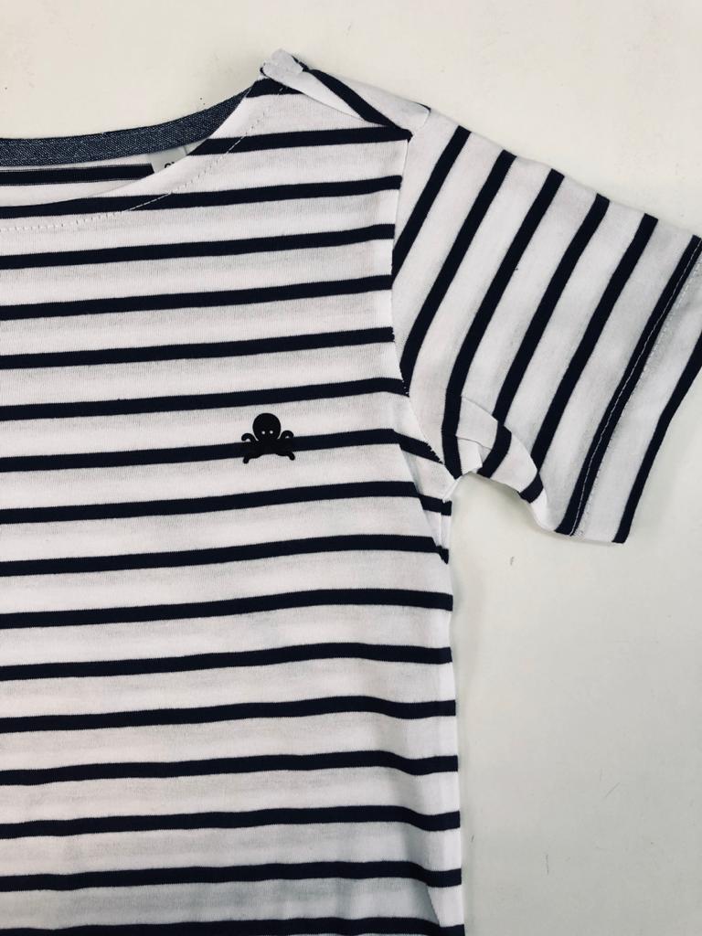 logo pulpo SNOC - CAMISETA NAVY
