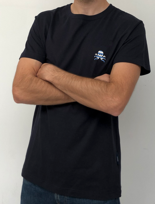 Camisetas logo pulpo SNOC - CAMISETA SNOC RAYAS MINI
