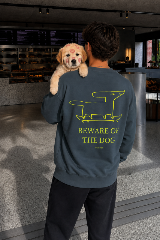 SNOC SUDADERA BEWARE OF THE DOG