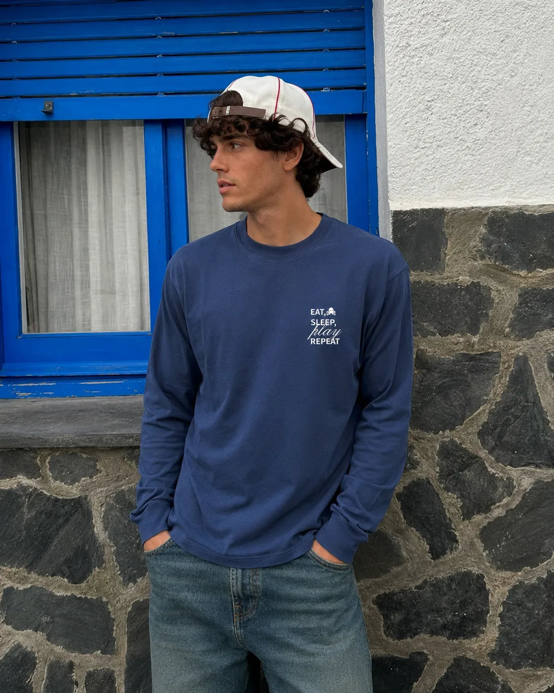 CAMISETA PLAY AND REPEAT LONG FIT