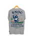 Camiseta de golf Fairway Social Club SNOC gris claro, vista trasera, fondo transparente