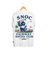 Camiseta de golf Fairway Social Club SNOC blanca, vista trasera, fondo transparente