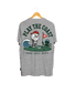 Camiseta de golf Play the Coast SNOC gris claro, vista trasera, fondo transparente