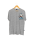 Camiseta de golf Play the Coast SNOC gris claro, vista frontal, fondo transparente