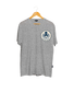 Camiseta de golf Good Shots Bad Lies SNOC gris claro, vista frontal, fondo transparente