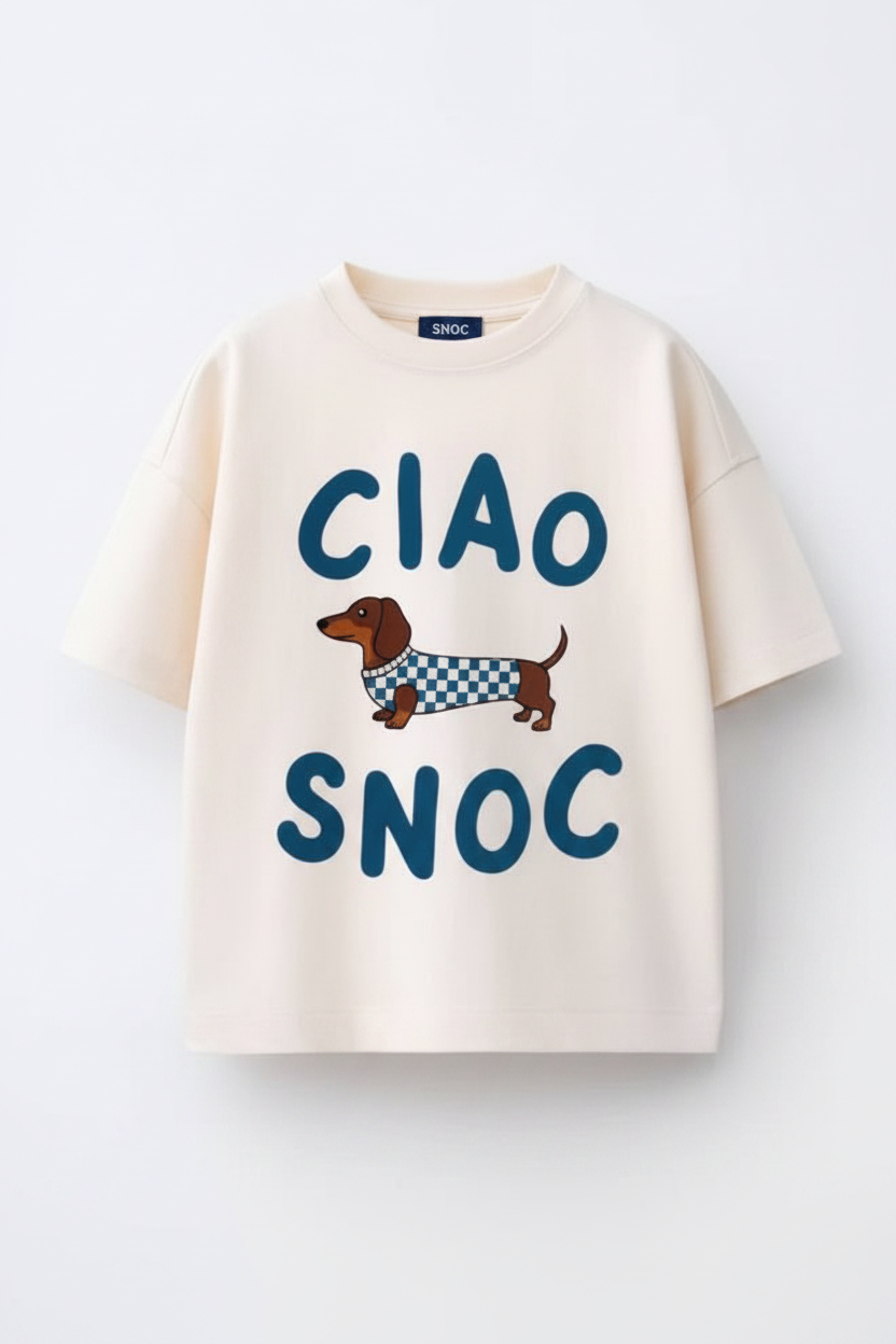 Mockup kids SNOC Ciao Tutti delantero