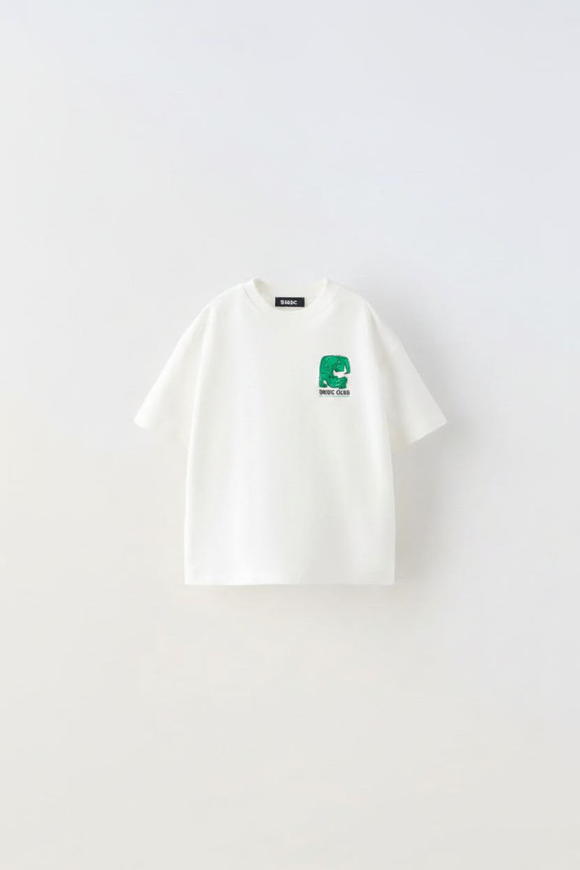Mockup kids SNOC Club delantero cocodrilo pequeño