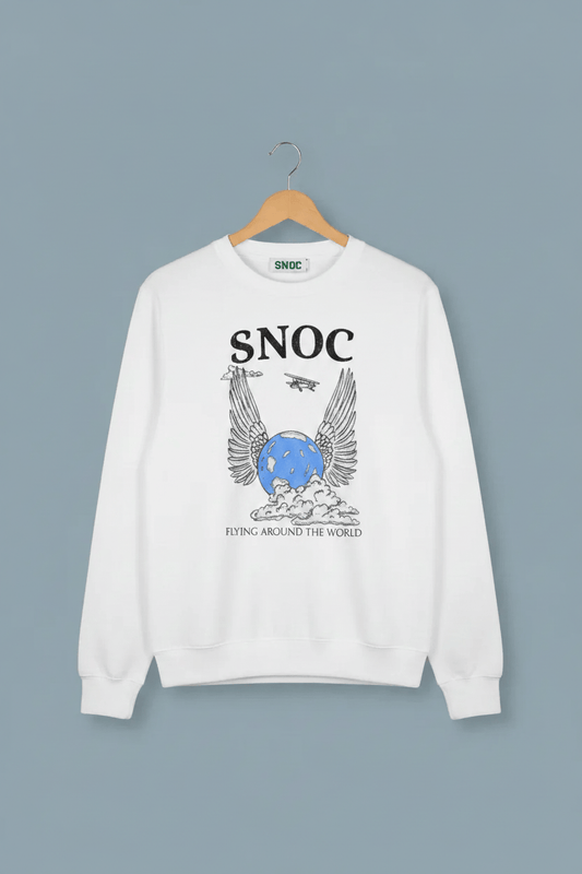 Mockup SNOC sudadera blanca