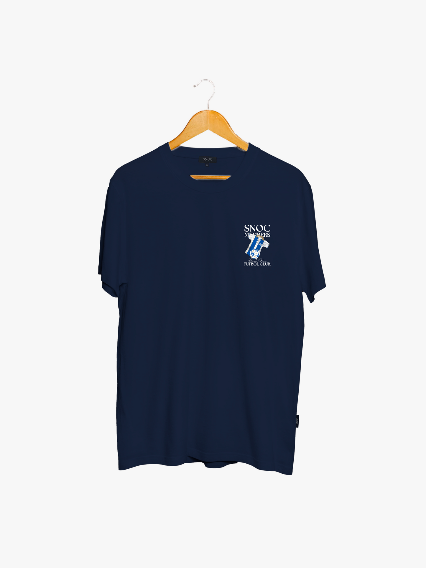 Camiseta SNOC Pepineros Bolsillo azul marino - vista frontal