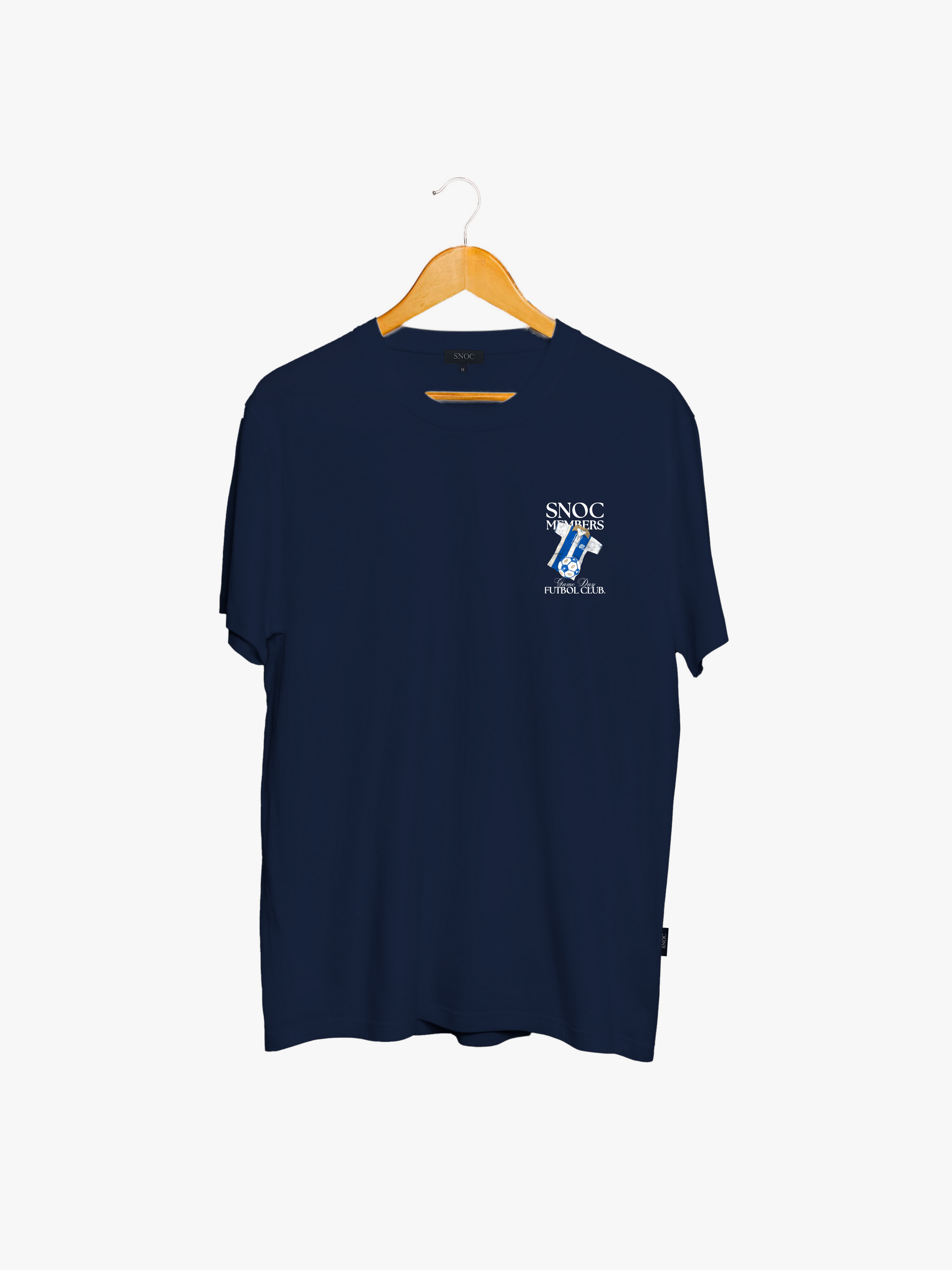 Camiseta SNOC Pepineros Bolsillo azul marino - vista frontal