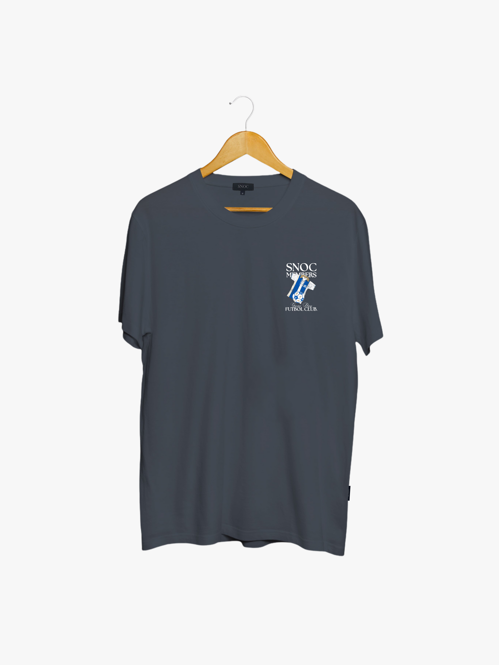 Camiseta SNOC Pepineros Bolsillo gris plomo - vista frontal