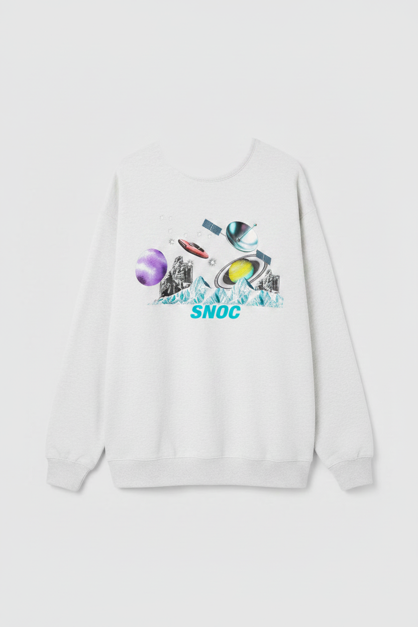 SNOC Futuristic Crewneck - sin etiqueta