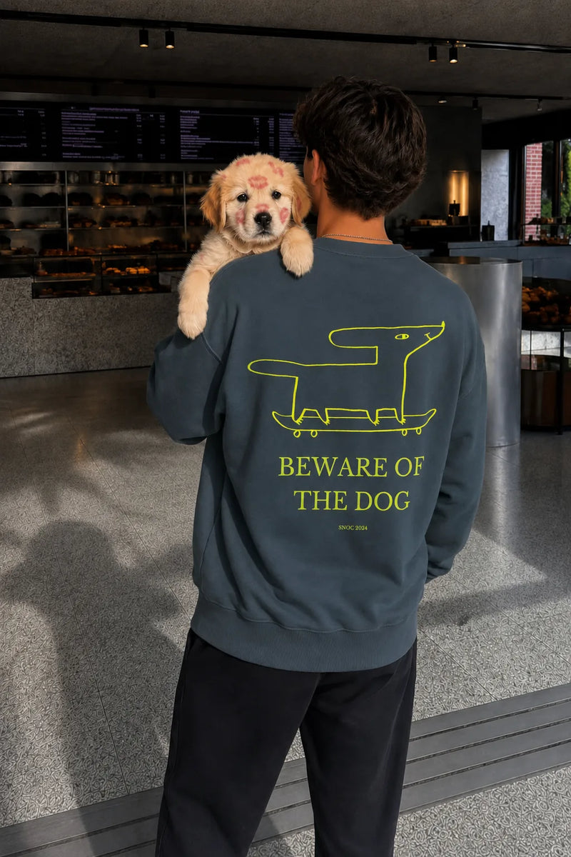 SNOC SUDADERA BEWARE OF THE DOG