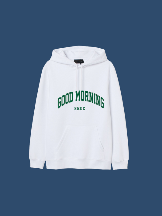 SNOC SUDADERA GOOD MORNING CAPUCHA