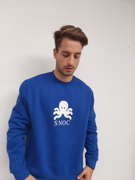 Sudaderas logo pulpo SNOC - SUDADERA ROYAL BLUE