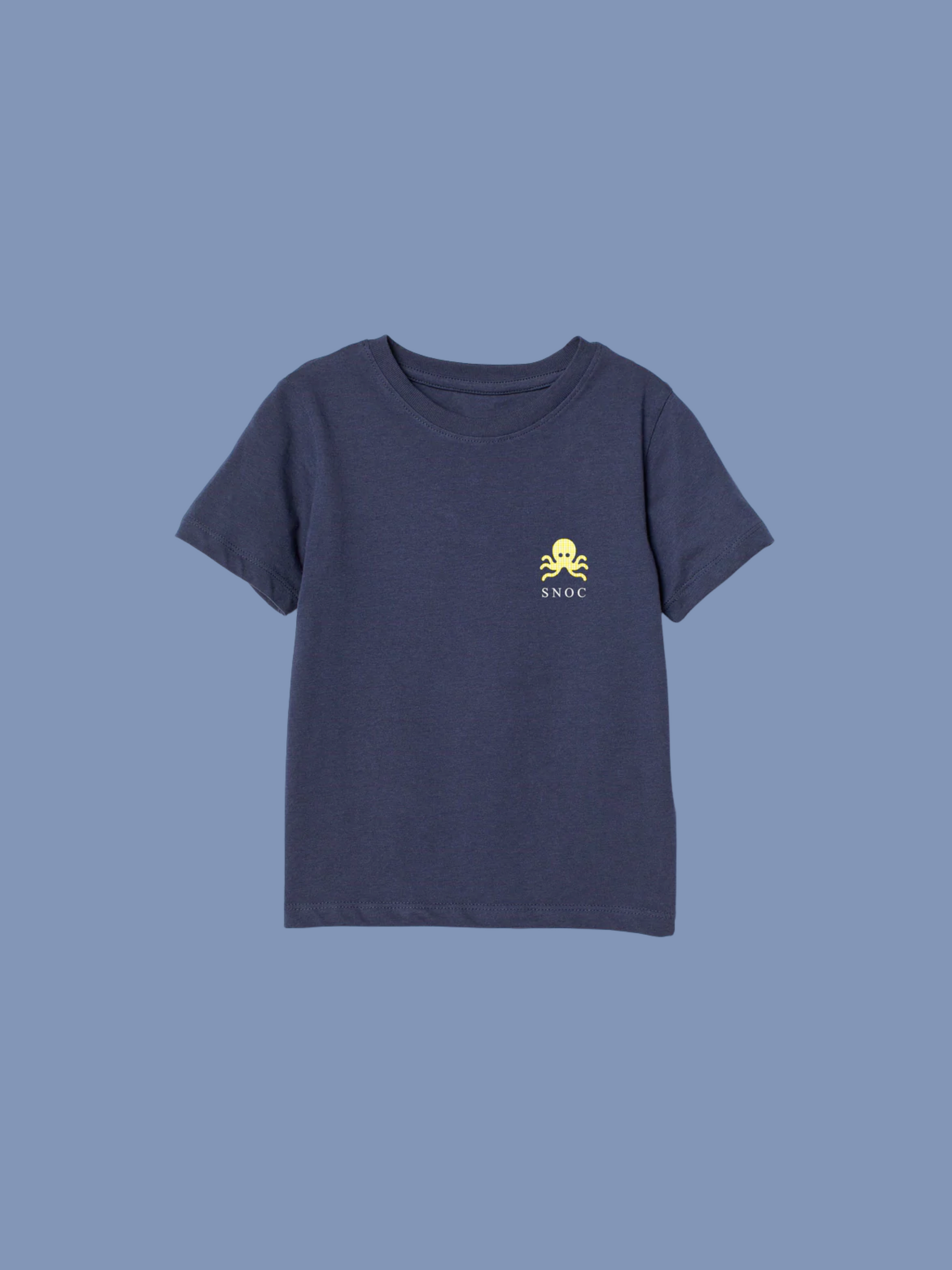  logo pulpo SNOC - CAMISETA YELLOW LITTLE VICHY  