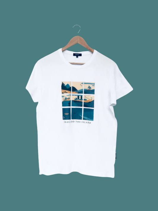 CAMISETA SNOC AND THE ISLAND