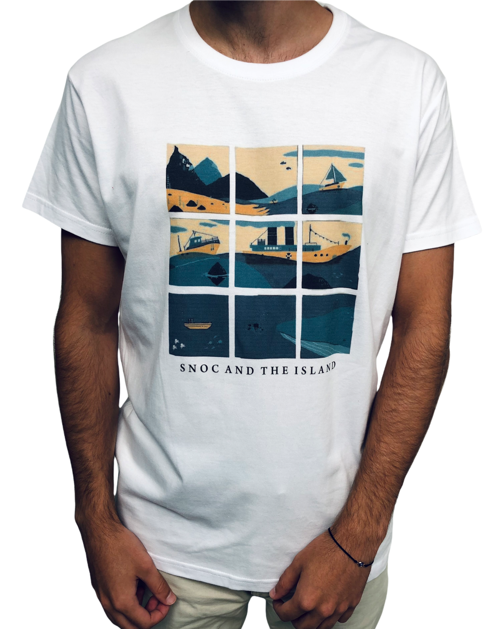 Camisetas logo pulpo SNOC - CAMISETA SNOC AND THE ISLAND  