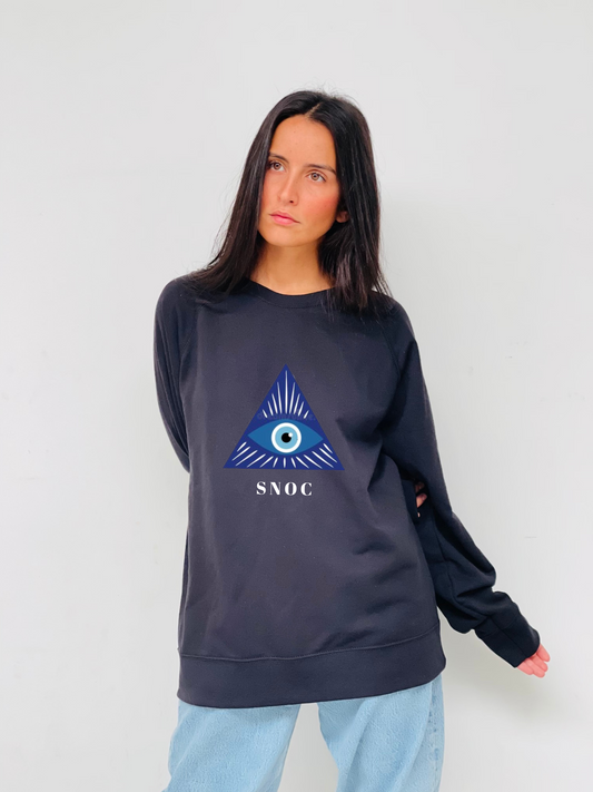 Sudaderas logo pulpo SNOC - SNOC SUDADERA TRIÁNGULO
